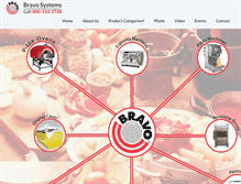 Tablet Screenshot of bravo-systems.com